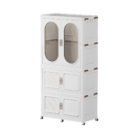 Armario Organizador 105 cm Plegable 4 Niveles