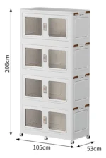 Estante Organizadora Plegable 105cm 4 Niveles - Imagen 2