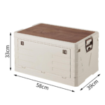 Caja Almacenamiento 75L Plegable Multifuncional - Imagen 2