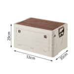 Caja Almacenamiento 55L Plegable Multifuncional - Imagen 2