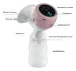 Extractor De Leche Eléctrico Rosado USB Con Pantalla - Imagen 2