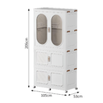 Armario Organizador 105 cm Plegable 4 Niveles - Imagen 2