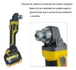 Amoladora Angular Sin Escobillas + 2 Baterías, Caja Plástica - Imagen 2