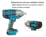 Llave De Impacto 2000nm Sin Escobillas + 2 Baterías - Imagen 2