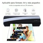 Kit Termolaminadora Con Guillotina Y Micas Para Plastificar - Imagen 2