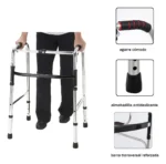 Andador De Acero Inoxidable Con Altura Ajustable - Imagen 3