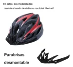 Casco MTB Para Bicicleta Con Luz De Advertencia - Imagen 2