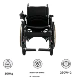 Silla De Ruedas Eléctrica Y Manual Plegable - Imagen 3