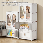 Armario Organizador 84cm Plegable 4 Niveles - Imagen 5