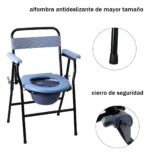 Silla De Baño Con Inodoro Para Personas Mayores - Imagen 3