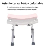 Taburete De Baño Ajustable Sin Respaldo - Imagen 4