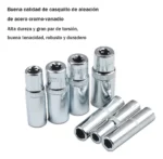 Juego De Dados 53 Piezas Con Llave, Carraca Y Herramientas - Imagen 4