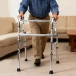 Andador Adulto Mayor Ajustable Plegable De Aluminio - Imagen 5