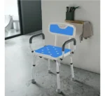 Silla De Baño Ajustable Con Respaldo Para Adulto Mayor - Imagen 7
