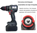 Taladro Percutor 13mm 21v Sin Escobillas, 160n + 2 Baterías - Imagen 2