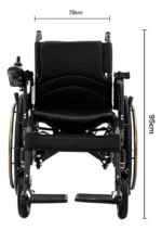 Silla De Ruedas Eléctrica Y Manual Plegable - Imagen 2
