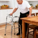 Andador Adulto Mayor Ajustable Plegable De Aluminio - Imagen 6