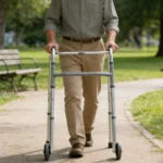 Andador Para Adultos Mayores Con Ruedas Ajustable - Imagen 7