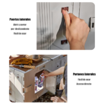 Caja De Almacenamiento Plegable Con Ruedas - Imagen 2