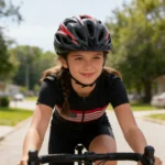 Casco MTB Para Bicicleta Con Luz De Advertencia - Imagen 7