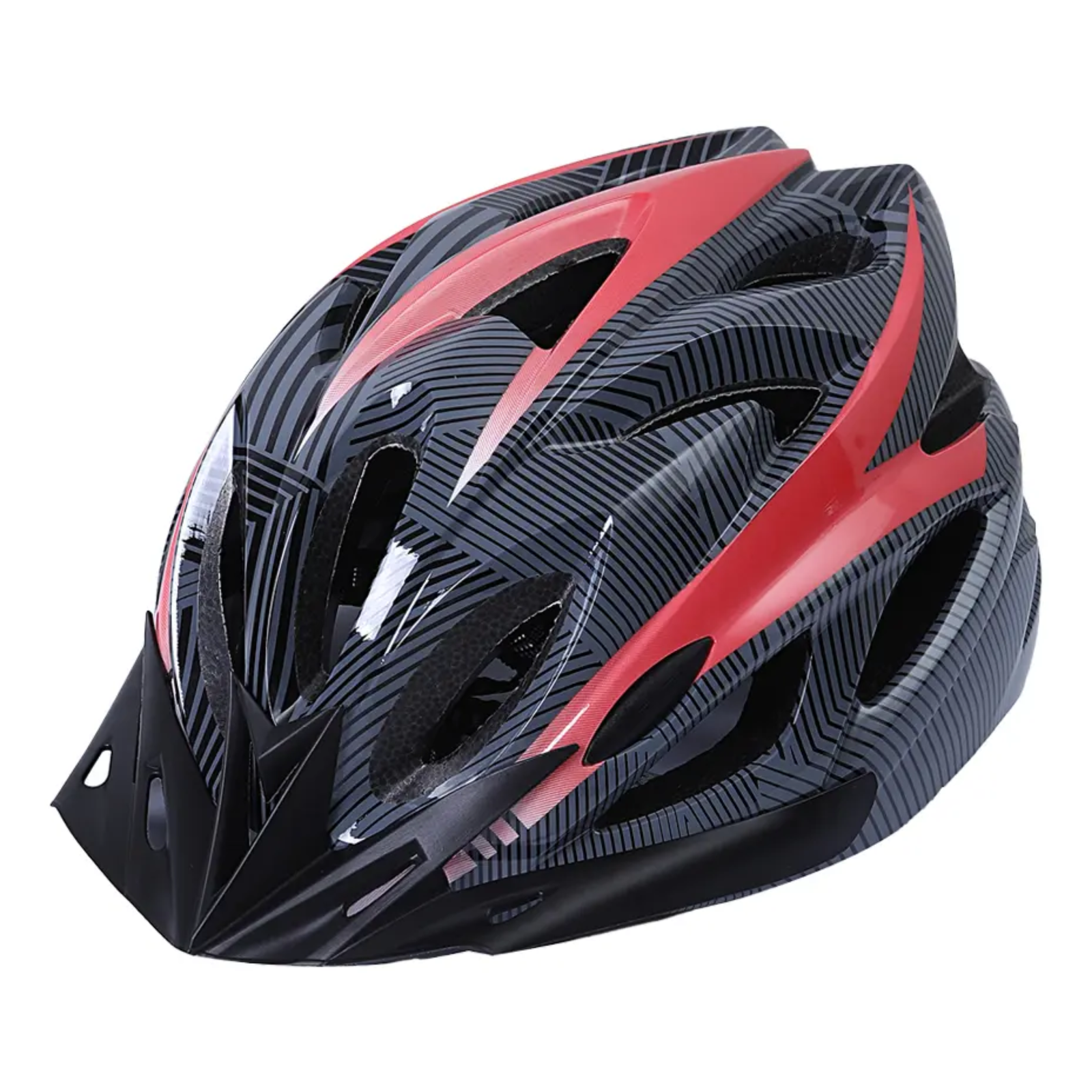 Untitled design (39) Casco MTB Para Bicicleta Con Luz De Advertencia - Imagen 1
