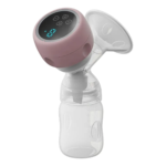 Extractor De Leche Eléctrico Rosado USB Con Pantalla