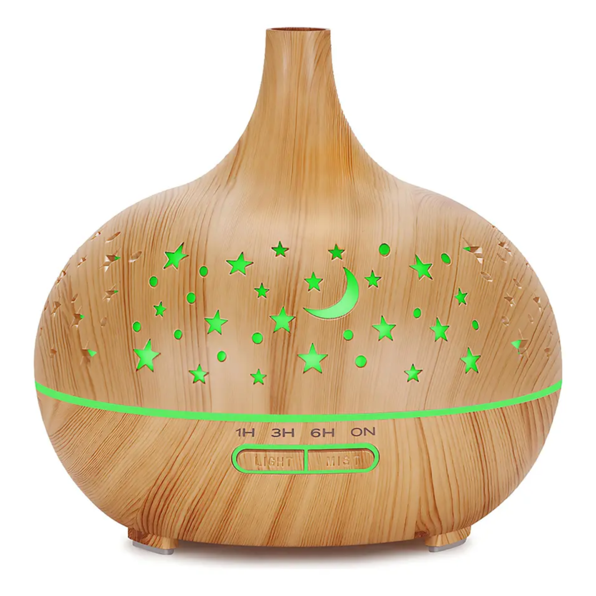 Humidificador Difusor Ultrasónico Led Luna Y Estrellas - Imagen 2