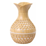 Humidificador Difusor Ultrasónico Led Madera Decorativo