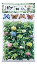 Sticker Mural De Plantas Verdes Decoración Pared Interior - Imagen 4