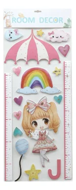 Panel Decorativo Sticker Mural Estilo Cartoon Infantil - Imagen 2