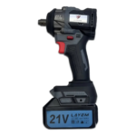 Llave De Impacto Sin Escobillas 21v, 700nm + 2 Baterías