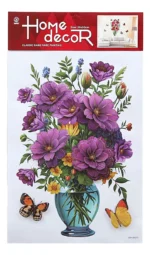 Panel Decorativo Sticker Mural Flores 3d Decoración Interior - Imagen 8