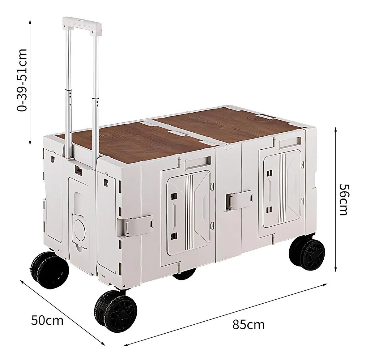 Caja de camping en plena naturaleza