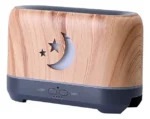 Humidificador Ultrasónico Efecto Madera Con Led Y Temporizador - Imagen 2