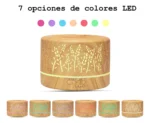 Difusor Ultrasónico De Aceites Con Led Y Temporizador - Imagen 8