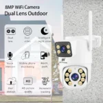 Camara Seguridad Wifi Exterior Doble Lente 4mp 360° Audio - Imagen 2