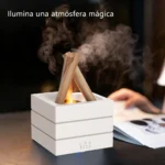 Humidificador Con Luz Led, Diseño Madera Y Temporizador - Imagen 2