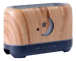 Humidificador Ultrasónico Efecto Madera Con Led Y Temporizador - Imagen 3
