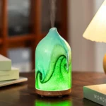 Humidificador Ultrasónico Led Con Temporizador Y Vidrio - Imagen 5