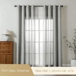 Cortina Voile Semitransparente 140x230 Cm 1 Panel - Imagen 7