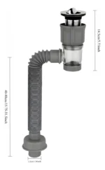 Tubo De Desagüe Del Fregadero De La Cocina Tubo Para Lavabo - Imagen 2