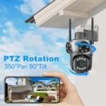 Cámara De Seguridad Wifi Exterior 4 Lentes 6mp Audio 360° - Imagen 3