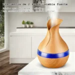 Humidificador Ultrasónico De Madera Con Aromaterapia - Imagen 3