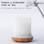Humidificador Ultrasónico Led Con Temporizador Y Vidrio - Imagen 3