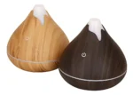 Humidificador Difusor Volcán Símil Madera Luz Led - Imagen 6