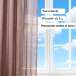 Cortina De Voile Semitransparente 140x230 Cm, 1 Panel - Imagen 7