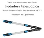 Tijera Corta Ramas Telescópica Reforzada Cabeza Tiburón - Imagen 4