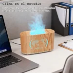 Humidificador Difusor Aromas Madera Led Silencioso - Imagen 6