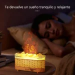 Humidificador Difusor Ultrasónico Con Lámpara De Sal Himalay - Imagen 4