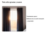 Cortina Blackout Térmica 140x230 Cm, 1 Panel - Imagen 5